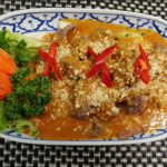 Maison thai la Clergère boeuf cacahètes